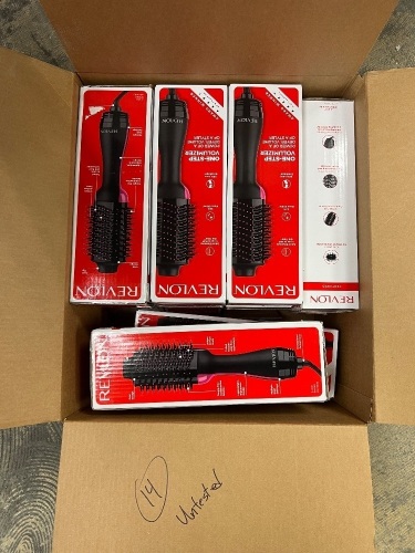 Box of 14 Revlon One Step Volumizers - Lot 173