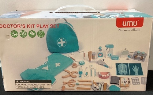 Wooden Doctor Playset for Kids - Lot 176