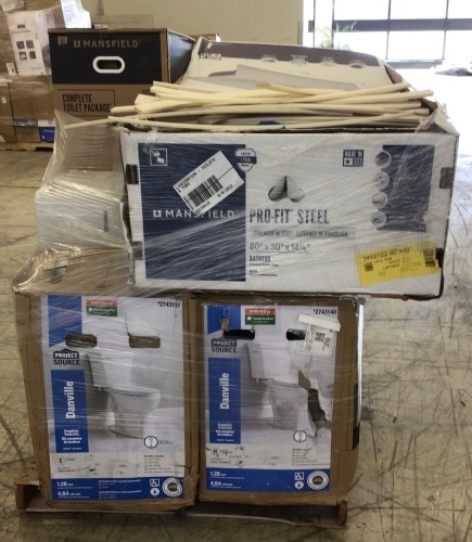 Uninspected Liquidation Customer Return Salvage Pallet-Bathroom Fixtures - Lot 183