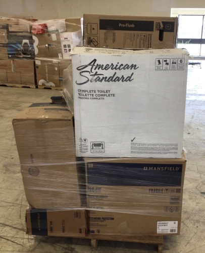 Uninspected Liquidation Customer Return Salvage Pallet-Bathroom Fixtures - Lot 187