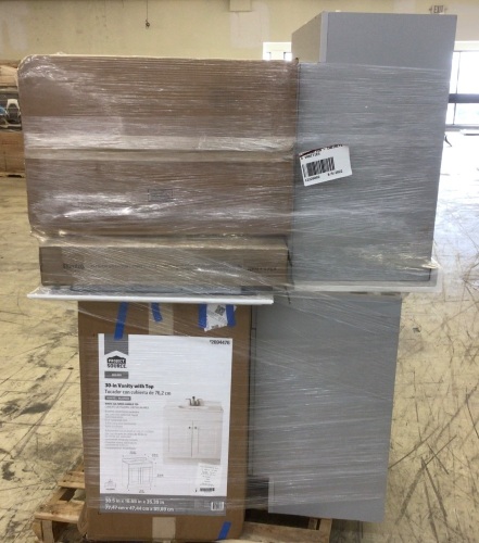 Uninspected Liquidation Customer Return Salvage Pallet-Bathroom Fixtures - Lot 189