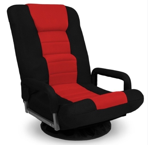 Gaming Floor Chair w/ 360-Degree Swivel, Armrest, Adjustable Backrest - Lot 197