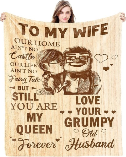 60x80 Blanket Gift for Wife from Husband - Lot 250