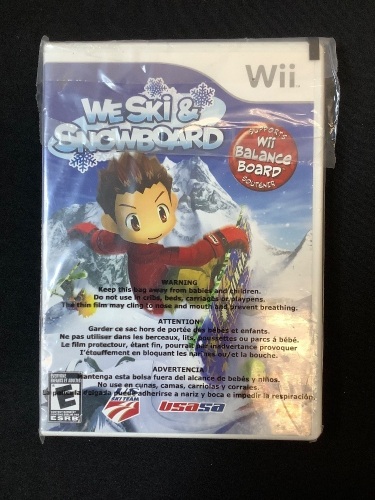 Wii We Ski & Snowboard Game - Lot 304