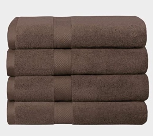 100% Cotton Luxury Low Twist Towel Set of 4 - Lot 277