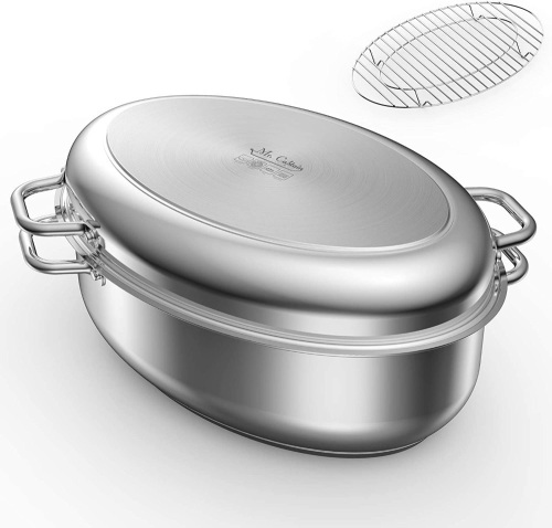 Mr Captain Roasting Pan with Rack And Lid - Lot 388