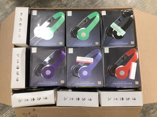 Box of 40 iLive Stereo Wired Headphones - Lot 99