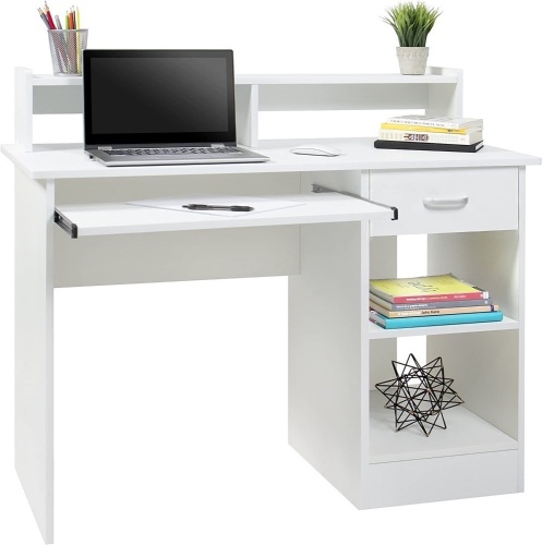 Home Computer Desk Table w/ Removable Shelf Divider - Lot 105