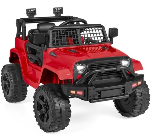 12V Kids Ride-On Truck Car w/ Parent Remote Control, Spring Suspension - Lot 389
