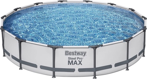 Bestway Steel Pro MAX 14' x 33" Round Above Ground Pool Set - Lot 418