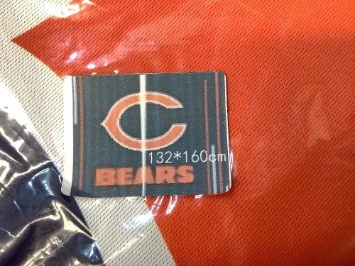 Chicago Bears Blackout Curtains, 2 Panels, Size Unknown - Lot 434