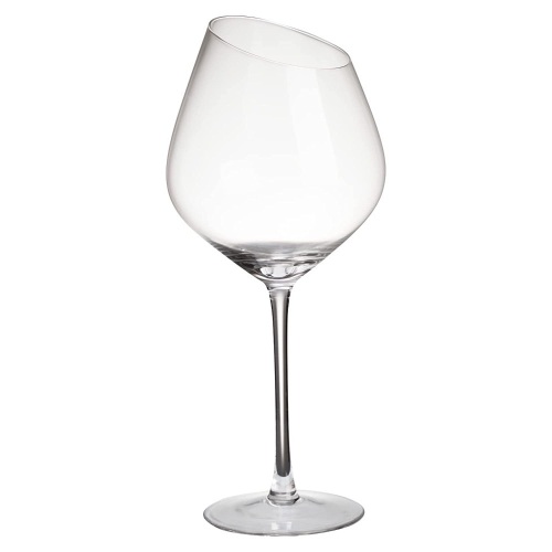Jarka & Co Diagonal Cut Wine Glasses, 20 oz, Set of 2 - Lot 324