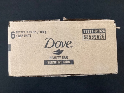 Box of Dove Beauty Bars, 6 - 4pk - Lot 478