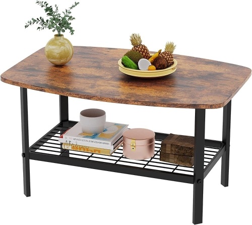 Vintage Brown Coffee Table - Lot 403