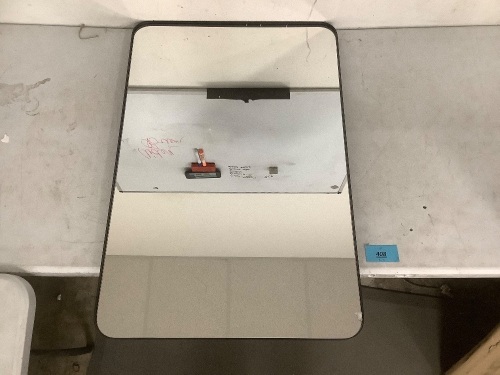 Wall Mounted Mirror (Metal Frame) - Lot 408