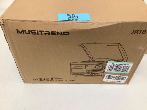 Musitrend Classical Turntable With Am/FM Radio/ CD / Cassette - Lot 429