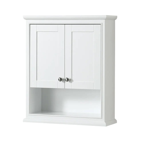 Bathroom Wall-Mounted Storage Cabinet - White - Lot 433