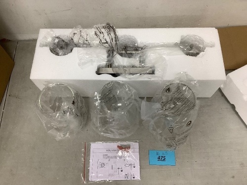 3-Light Vanity Light Fixture - Lot 475