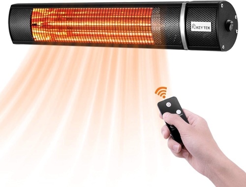 KEY TEK Wall-Mounted Patio Heater Electric Infrared Heater - Lot 495