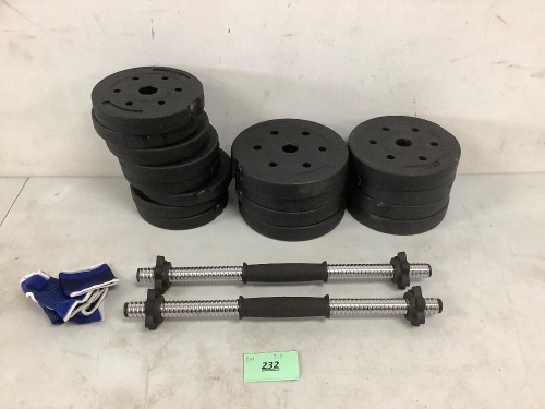 Adjustable Dumbell Set - Lot 508