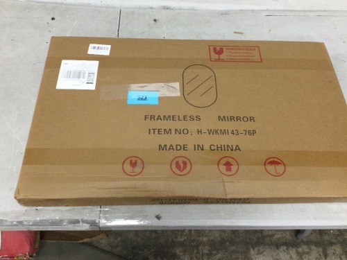 Frameless Mirror - Lot 523