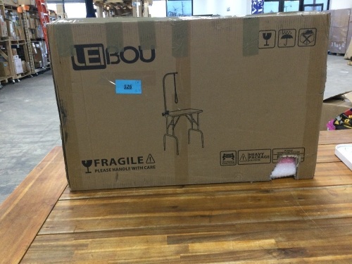 Leibou 32in Foldable Pet Grooming Table - Lot 526
