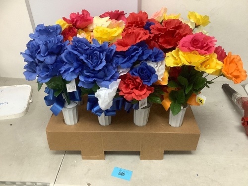 Box of 12 Grave Flowers - Lot 536