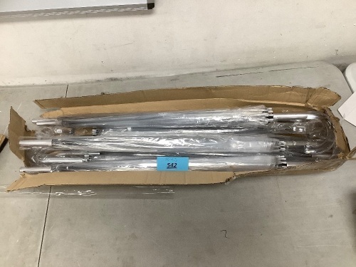 Box of 10 Clear Umbrellas - Lot 542