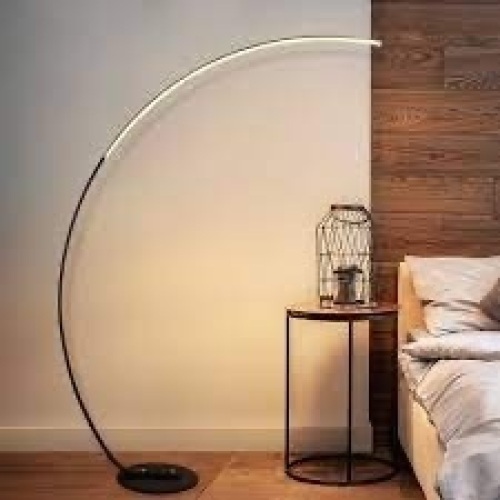 Curved Modern Floor Lamp - Lot 562