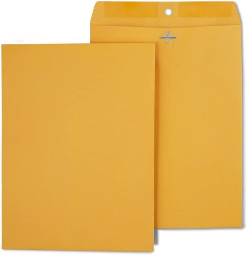 Staples 487493 Brown Kraft Clasp Envelopes - Lot 10172