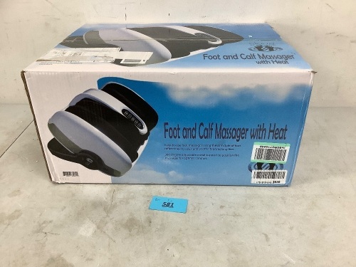 Cloud Foot and Calf Massager - Lot 581