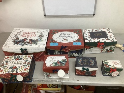 Set of 7 Gift Boxes - Lot 614