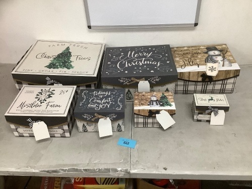 Set of 7 Gift Boxes - Lot 615