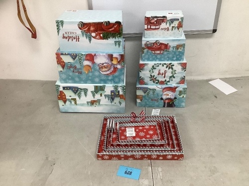 Set of 7 Gift Boxes - Lot 628