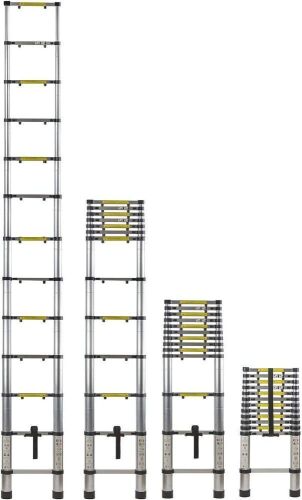 Heavy Duty Aluminum 12.5 FT Telescoping Ladder  - Lot 265