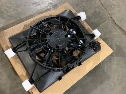 Case of (4) BOXI Engine Cooling Fan Assembly Replacement for 11-12 Hyundai Sonata 2.4L, 11-14 Kia Optima 2.4L  - Lot 367