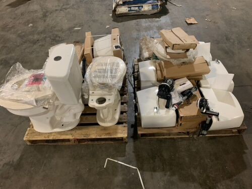 Lot of Toilet Parts & Pieces  - Lot 397