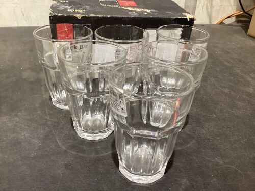 Bormioli Rocco Rock Bar Stackable Glasses, Set of 6  - Lot 607