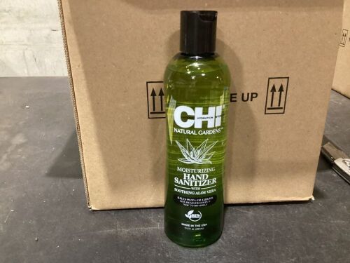 Case of (12) CHI Hand Sanitizer with Aloe 11.5 fl oz  - Lot 418