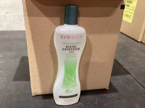 Case of (12) BioSilk Hand Sanitizer with Aloe 12.2 fl oz  - Lot 321