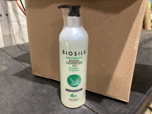 Case of (12) BioSilk Hand Sanitizer with Aloe 25 fl oz - Lot 438