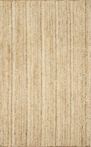 Rigo Chunky Loop Jute Tan 6 ft. x 9 ft. Area Rug - Lot 417