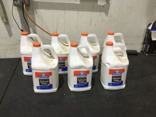 Lot of (7) Elmer's 1gal Washable School Glue - Dirty  - Lot 729