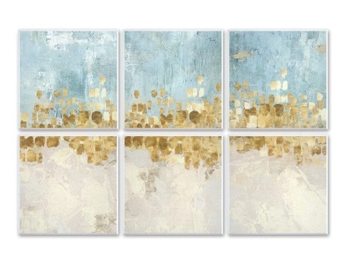 BUBOS Art Acoustic Panels, 6 Pack, 24"x24" each tile - Lot 265