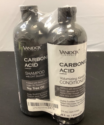 Vaindox Carbonic Acid Shampoo & Conditioner - Lot 350
