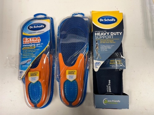 Misc Dr Scholl's Shoe Inserts - Lot 360