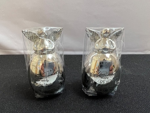 Lot of (2) Miniature Silver Urns - Lot 80