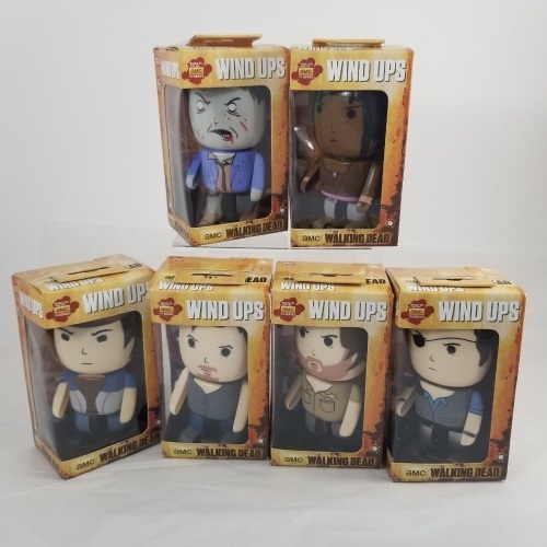 Set of (6) The Walking Dead Wind Up Figures - Lot 257