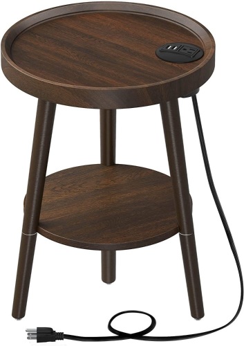 Greenstell End Table with Charging Station - Lot 232