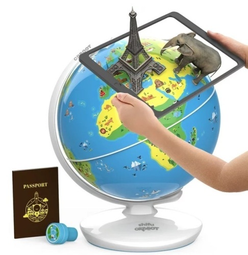 PlayShifu Orboot Earth (App Based): Augmented Reality Interactive Globe For Kids - Lot 123
